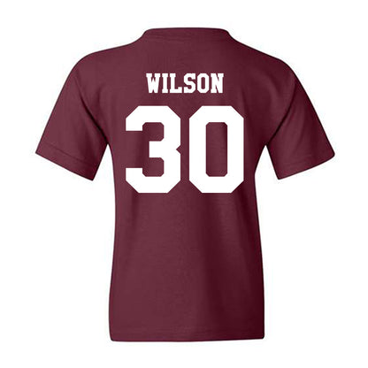 Texas A&M - NCAA Baseball : Kaiden Wilson - Classic Shersey Youth T-Shirt-1