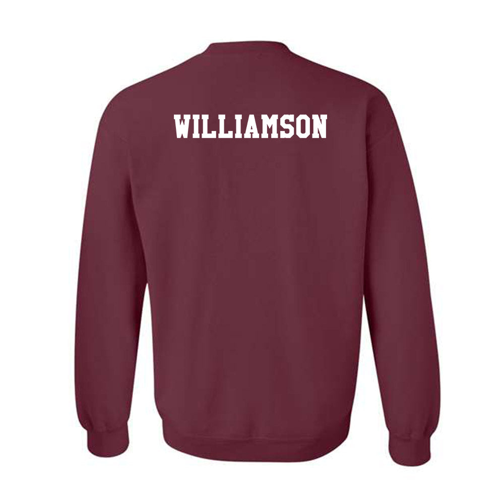 Texas A&M - NCAA Women's Swimming & Diving : Eloise Williamson - Classic Shersey Crewneck Sweatshirt-1