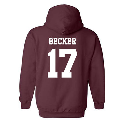 Texas A&M - NCAA Baseball : Zane Becker - Classic Shersey Hooded Sweatshirt-1
