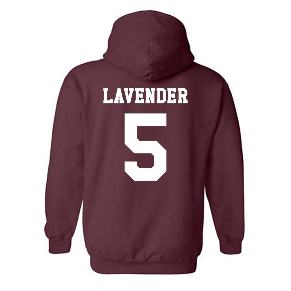 Texas A&M - NCAA Women's Soccer : Tessa Lavender - Classic Shersey Hooded Sweatshirt-1