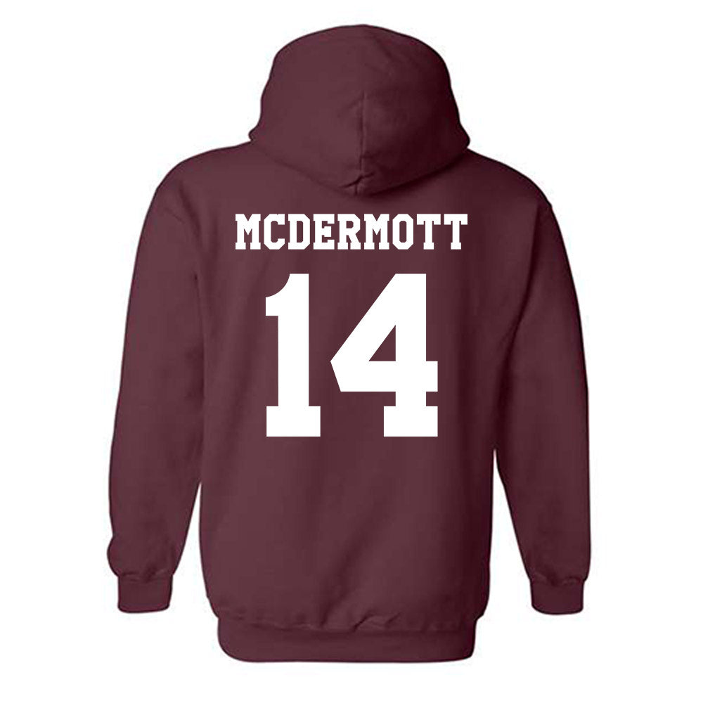 Texas A&M - NCAA Men's Basketball : Chris Mcdermott - Classic Shersey Hooded Sweatshirt-1