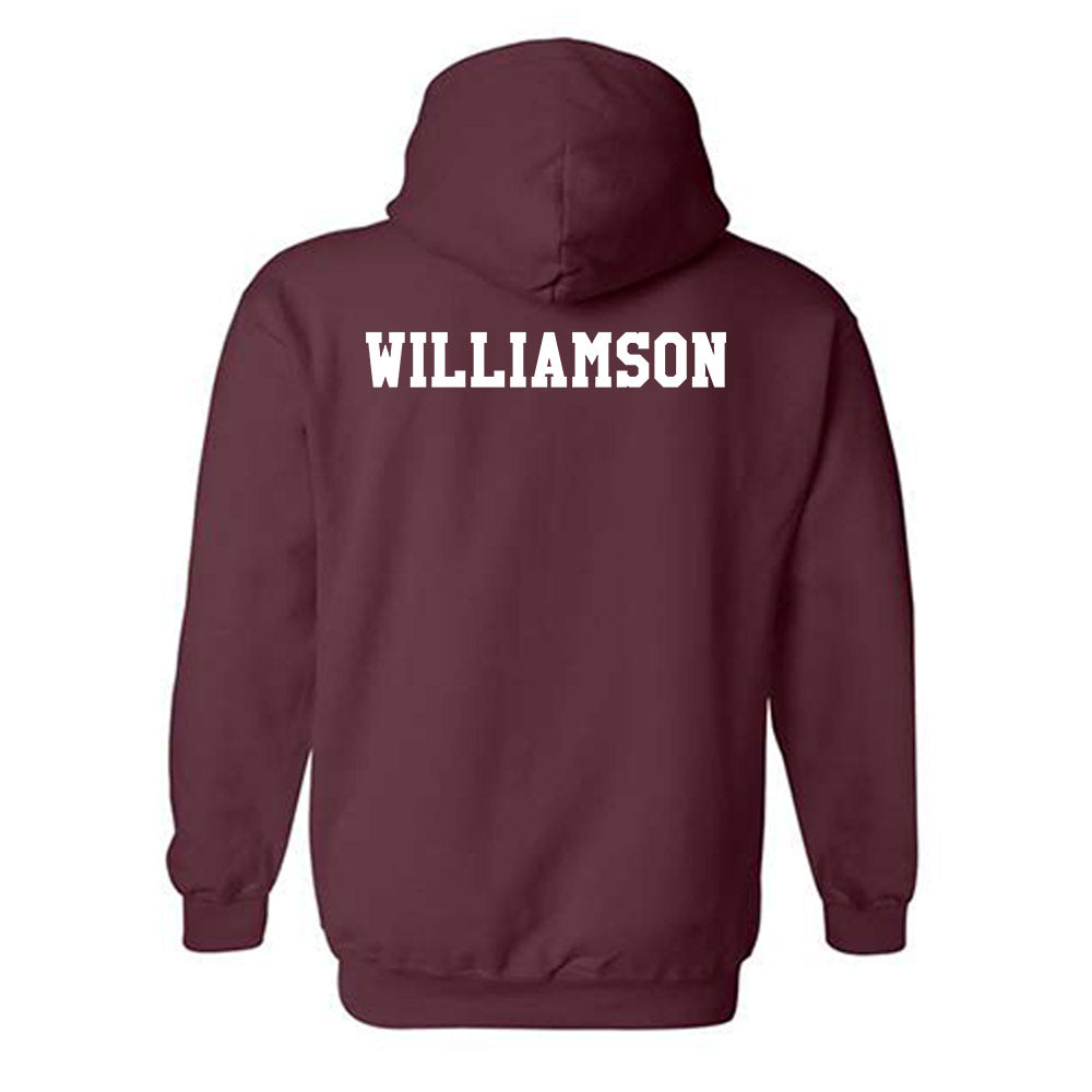 Texas A&M - NCAA Women's Swimming & Diving : Eloise Williamson - Classic Shersey Hooded Sweatshirt-1