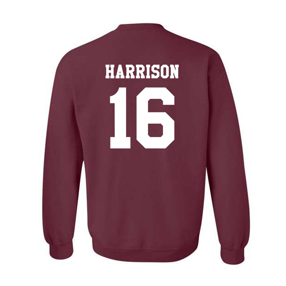 Texas A&M - NCAA Baseball : Connor Harrison - Classic Shersey Crewneck Sweatshirt-1