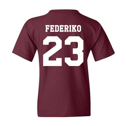 Texas A&M - NCAA Men's Basketball : Federiko Federiko - Classic Shersey Youth T-Shirt-1