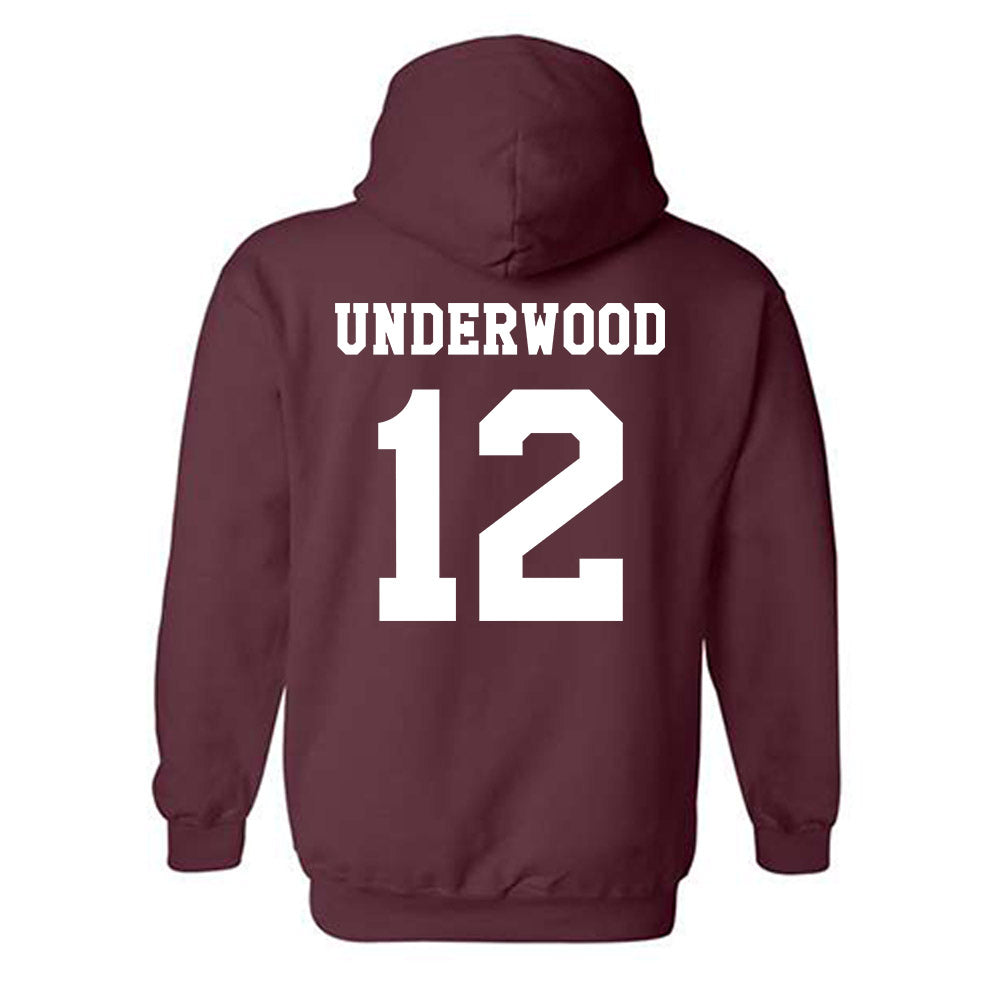 Texas A&M - NCAA Women's Volleyball : Ava Underwood - Classic Shersey Hooded Sweatshirt-1