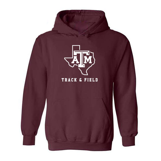 Texas A&M - NCAA Men's Track & Field : Demarco Escobar - Classic Shersey Hooded Sweatshirt-0