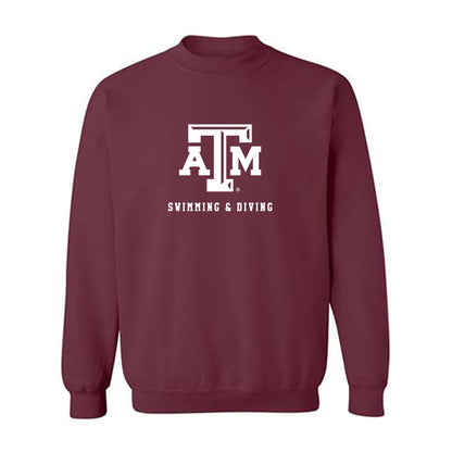 Texas A&M - NCAA Women's Swimming & Diving : Eloise Williamson - Classic Shersey Crewneck Sweatshirt-0