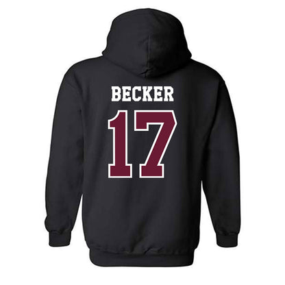 Texas A&M - NCAA Baseball : Zane Becker - Classic Shersey Hooded Sweatshirt-1