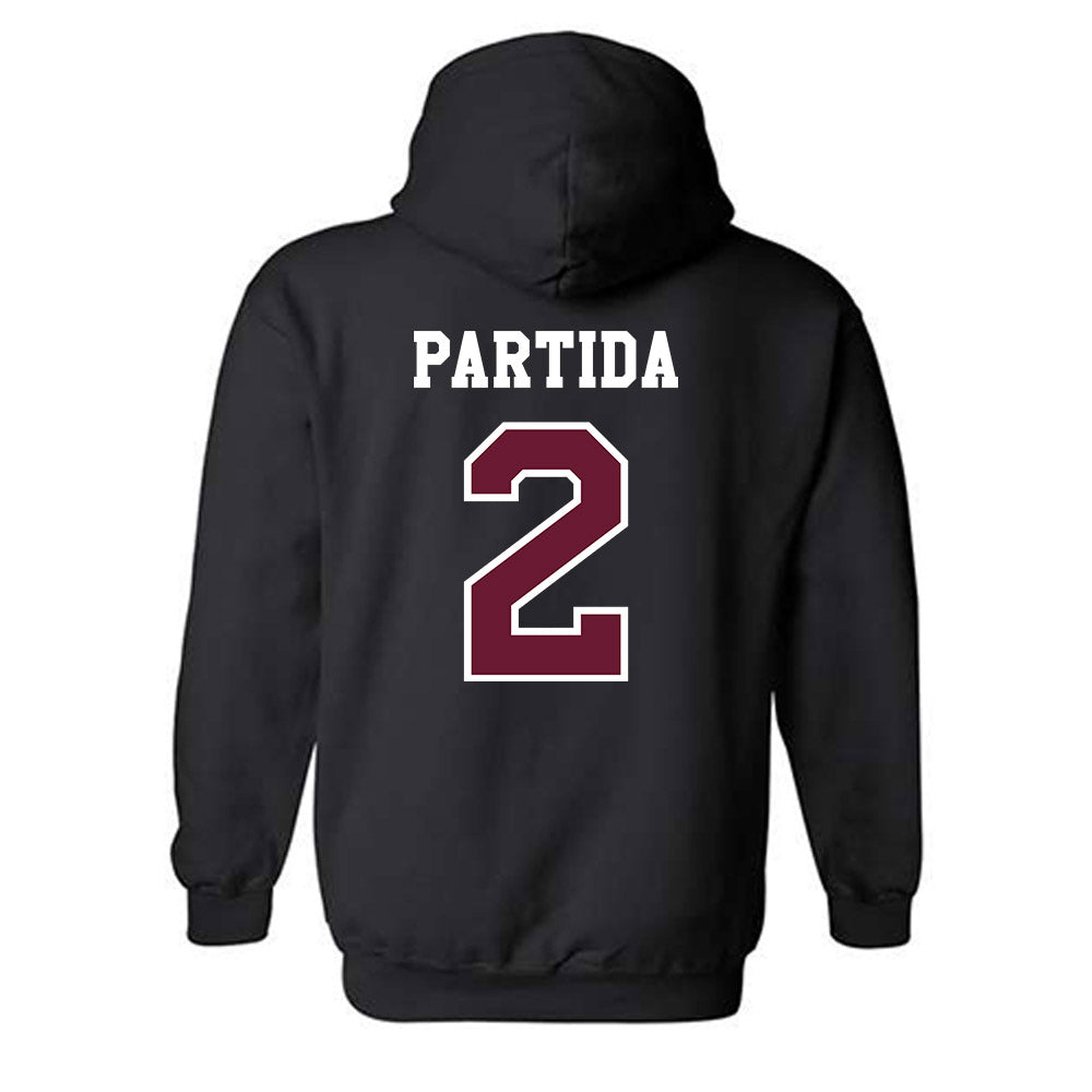Texas A&M - NCAA Baseball : Nico Partida - Classic Shersey Hooded Sweatshirt-1