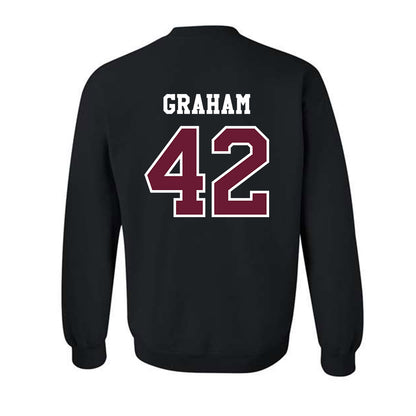 Texas A&M - NCAA Football : Jackson Graham - Classic Shersey Crewneck Sweatshirt-1