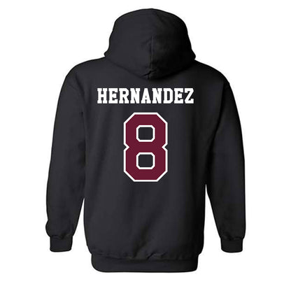 Texas A&M - NCAA Women's Volleyball : Amare Hernandez - Classic Shersey Hooded Sweatshirt-1