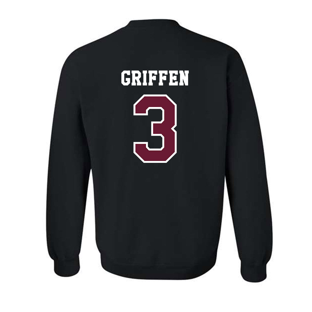 Texas A&M - NCAA Men's Basketball : Rylan Griffen - Classic Shersey Crewneck Sweatshirt-1