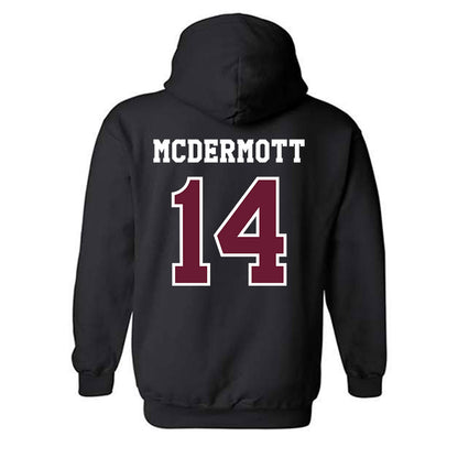 Texas A&M - NCAA Men's Basketball : Chris Mcdermott - Classic Shersey Hooded Sweatshirt-1