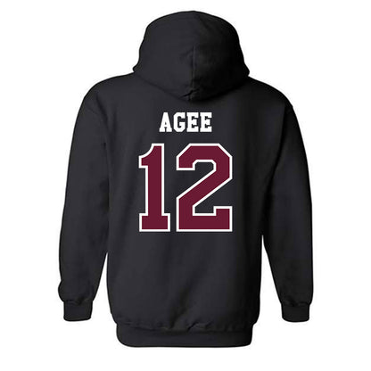Texas A&M - NCAA Men's Basketball : Rashaun Agee - Classic Shersey Hooded Sweatshirt-1