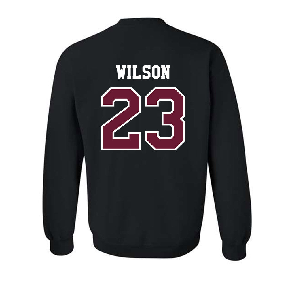 Texas A&M - NCAA Baseball : Jorian Wilson - Classic Shersey Crewneck Sweatshirt-1