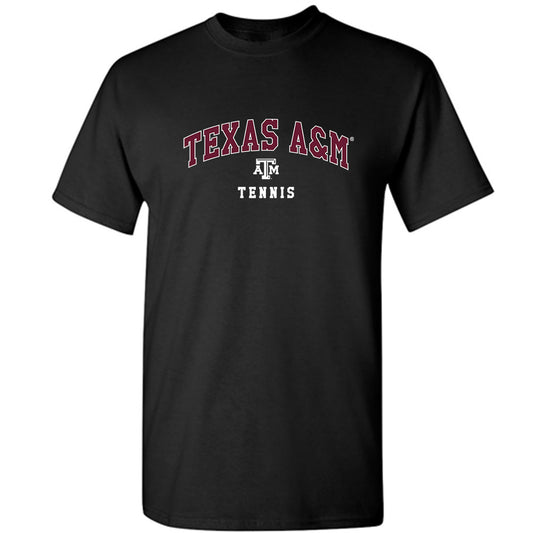 Texas A&M - NCAA Men's Tennis : Theo Papamalamis - Classic Shersey T-Shirt-0