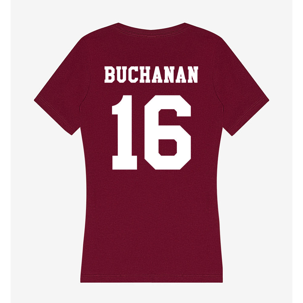 Texas A&M - NCAA Women's Soccer : Trinity Buchanan - Women's V-Neck T-Shirt-1