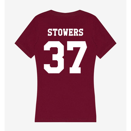 Texas A&M - NCAA Women's Volleyball : Kyndal Stowers - Women's V-Neck T-Shirt-1