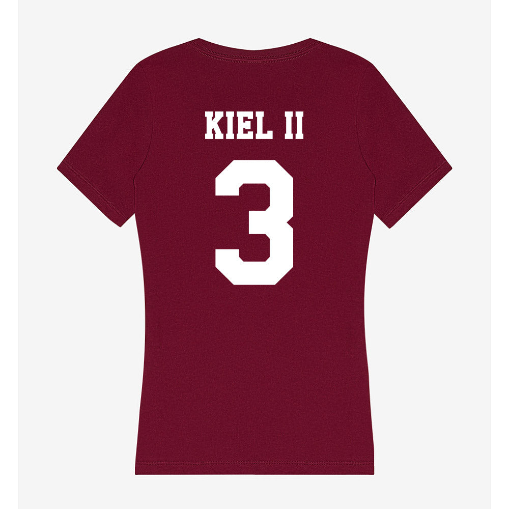 Texas A&M - NCAA Baseball : Terrence Kiel II - Women's V-Neck T-Shirt-1