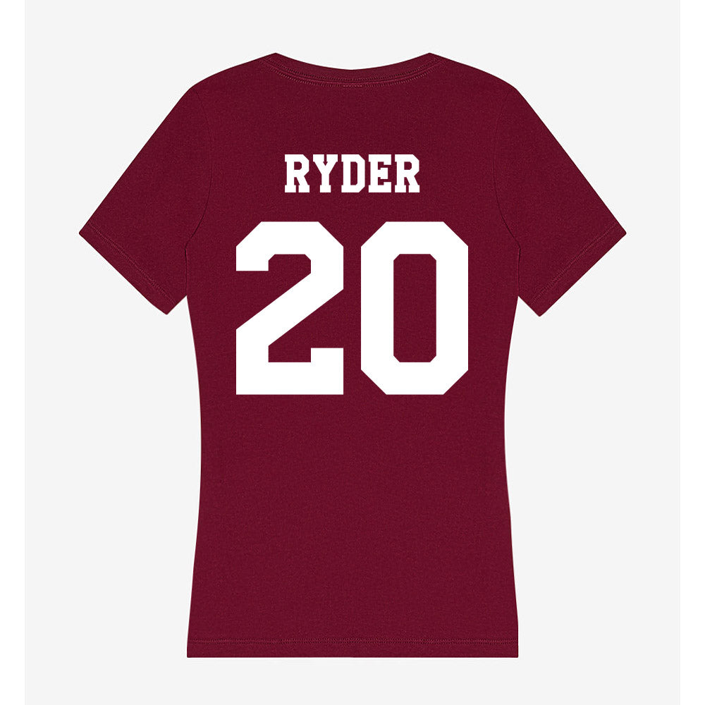 Texas A&M - NCAA Football : Johnny Ryder - Women's V-Neck T-Shirt-1