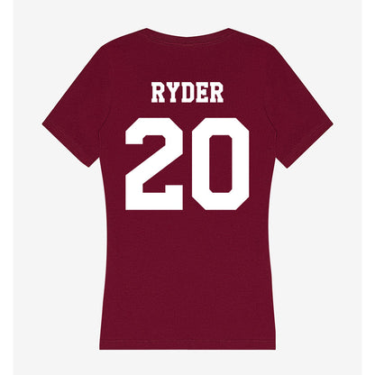 Texas A&M - NCAA Football : Johnny Ryder - Women's V-Neck T-Shirt-1