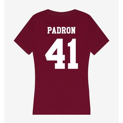 Texas A&M - NCAA Football : Liam Padron - Women's V-Neck T-Shirt-1