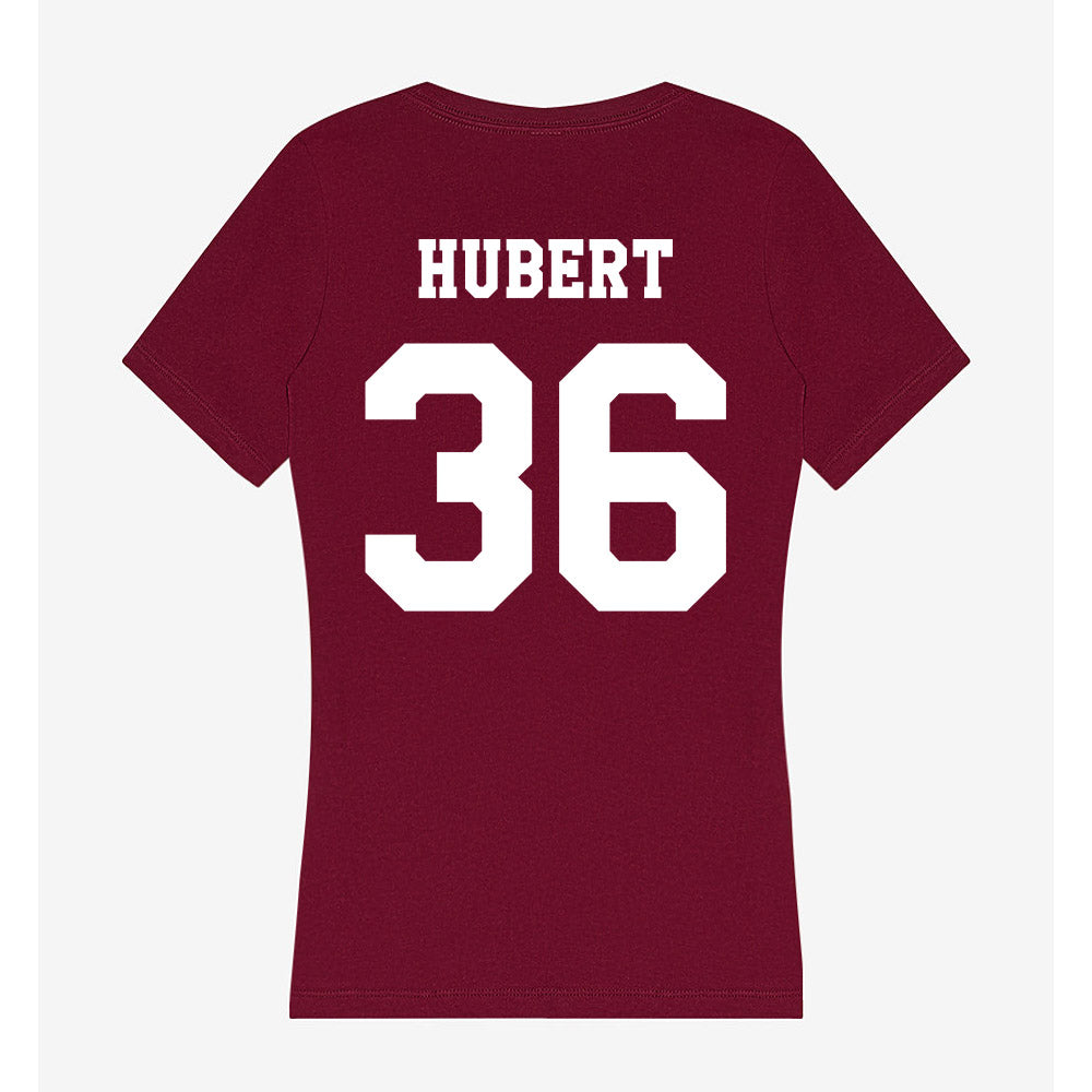 Texas A&M - NCAA Baseball : Cole Hubert - Women's V-Neck T-Shirt-1