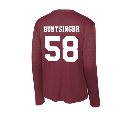 Texas A&M - NCAA Football : William Huntsinger - Activewear Long Sleeve T-Shirt-1