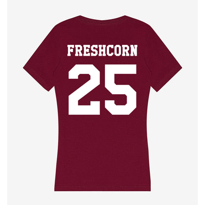 Texas A&M - NCAA Baseball : Clayton Freshcorn - Women's V-Neck T-Shirt-1