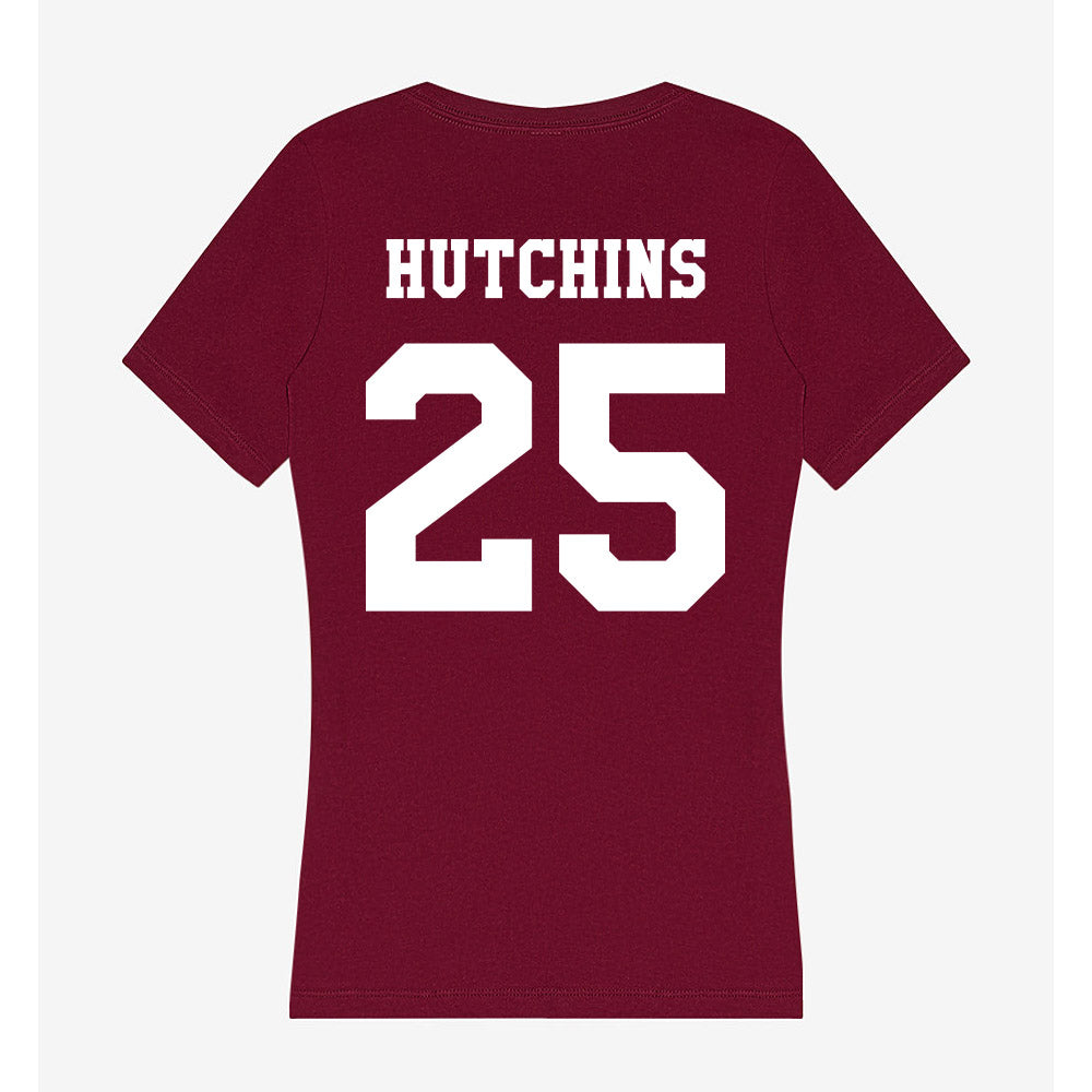 Texas A&M - NCAA Men's Soccer : Savannah Hutchins - Women's V-Neck T-Shirt-1