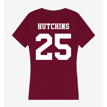 Texas A&M - NCAA Men's Soccer : Savannah Hutchins - Women's V-Neck T-Shirt-1