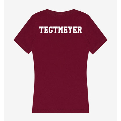 Texas A&M - NCAA Equestrian : Brooke Tegtmeyer - Women's V-Neck T-Shirt-1