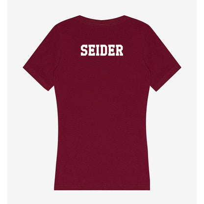 Texas A&M - NCAA Equestrian : Lila Seider - Women's V-Neck T-Shirt-1