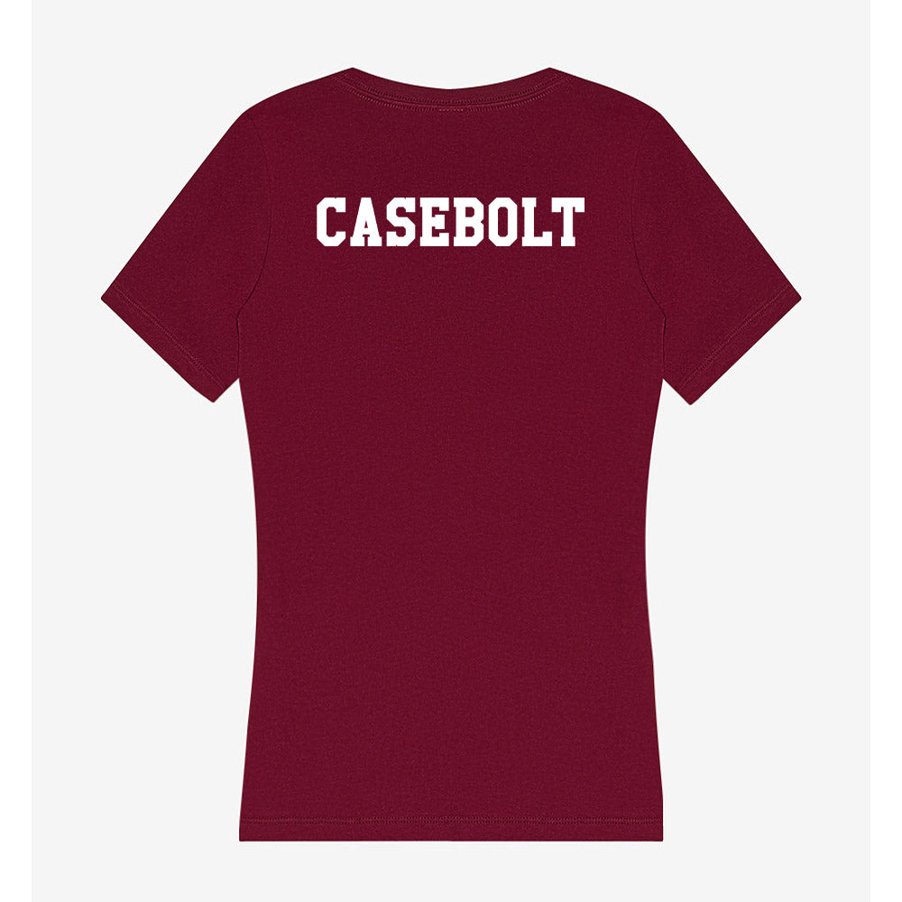 Texas A&M - NCAA Equestrian : Gracie Casebolt - Women's V-Neck T-Shirt-1
