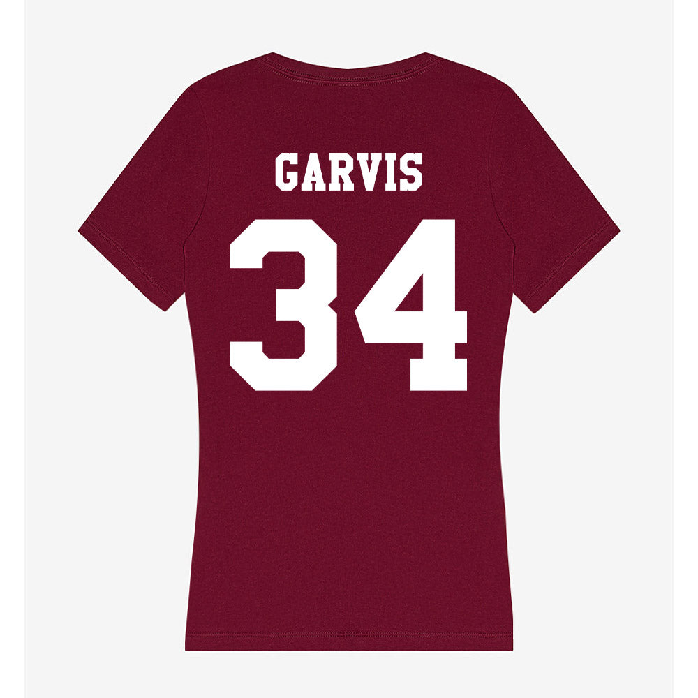 Texas A&M - NCAA Football : Kyle Garvis - Women's V-Neck T-Shirt-1