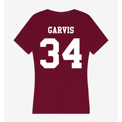 Texas A&M - NCAA Football : Kyle Garvis - Women's V-Neck T-Shirt-1