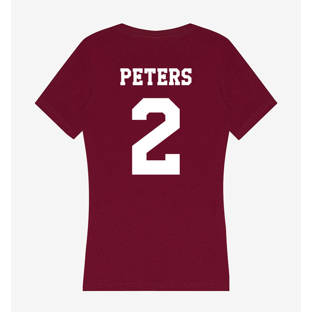 Texas A&M - NCAA Softball : Sidne Peters - Women's V-Neck T-Shirt-1