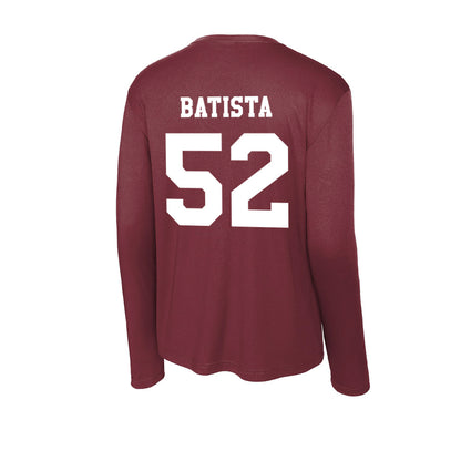 Texas A&M - NCAA Baseball : Elijah Batista - Activewear Long Sleeve T-Shirt-1