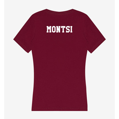 Texas A&M - NCAA Men's Tennis : Kholo Montsi - Women's V-Neck T-Shirt-1