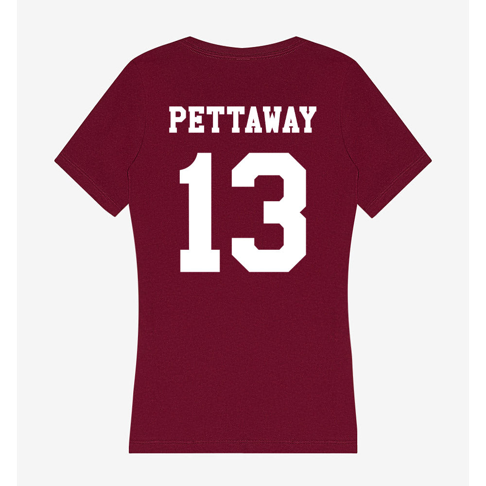 Texas A&M - NCAA Football : Deyjhon Pettaway - Women's V-Neck T-Shirt-1
