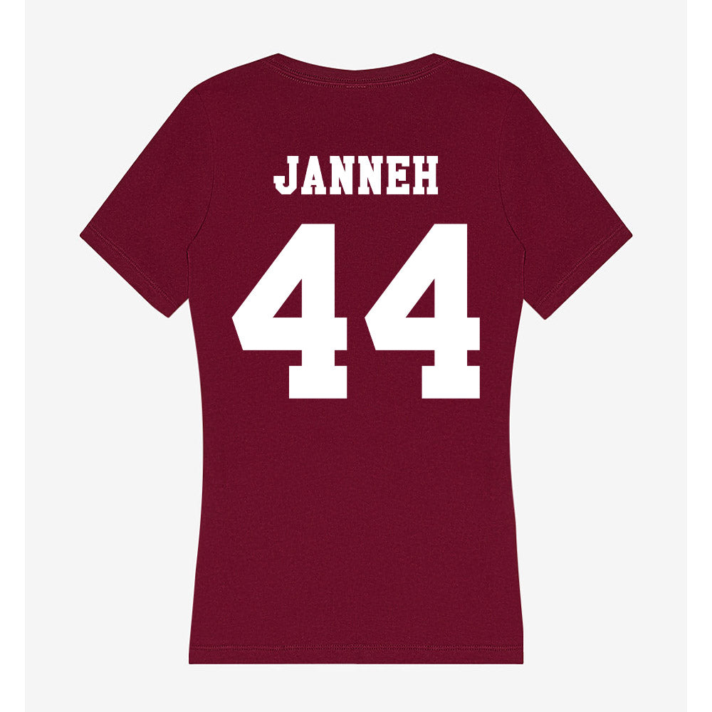 Texas A&M - NCAA Women's Basketball : Fats Janneh - Women's V-Neck T-Shirt-1