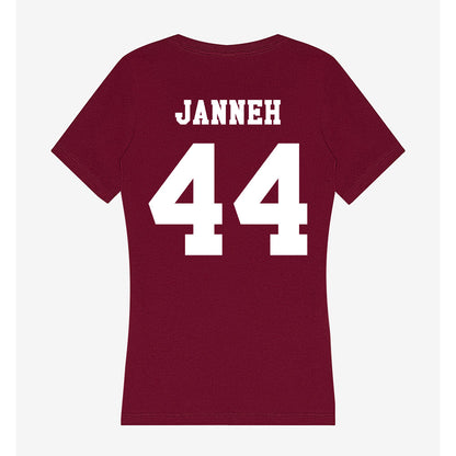 Texas A&M - NCAA Women's Basketball : Fats Janneh - Women's V-Neck T-Shirt-1