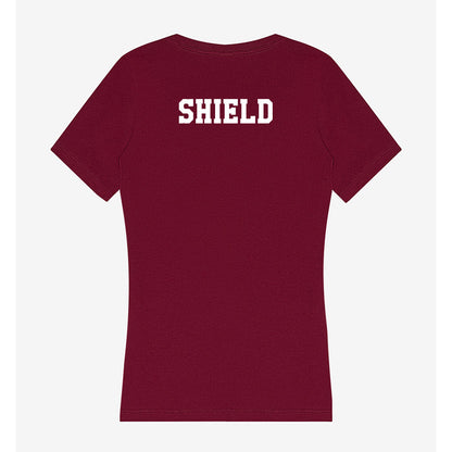 Texas A&M - NCAA Men's Track & Field : Jaydon Shield - Women's V-Neck T-Shirt-1