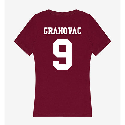 Texas A&M - NCAA Baseball : Gavin Grahovac - Women's V-Neck T-Shirt-1