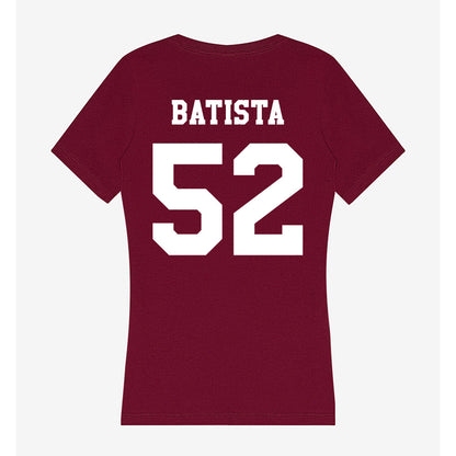 Texas A&M - NCAA Baseball : Elijah Batista - Women's V-Neck T-Shirt-1