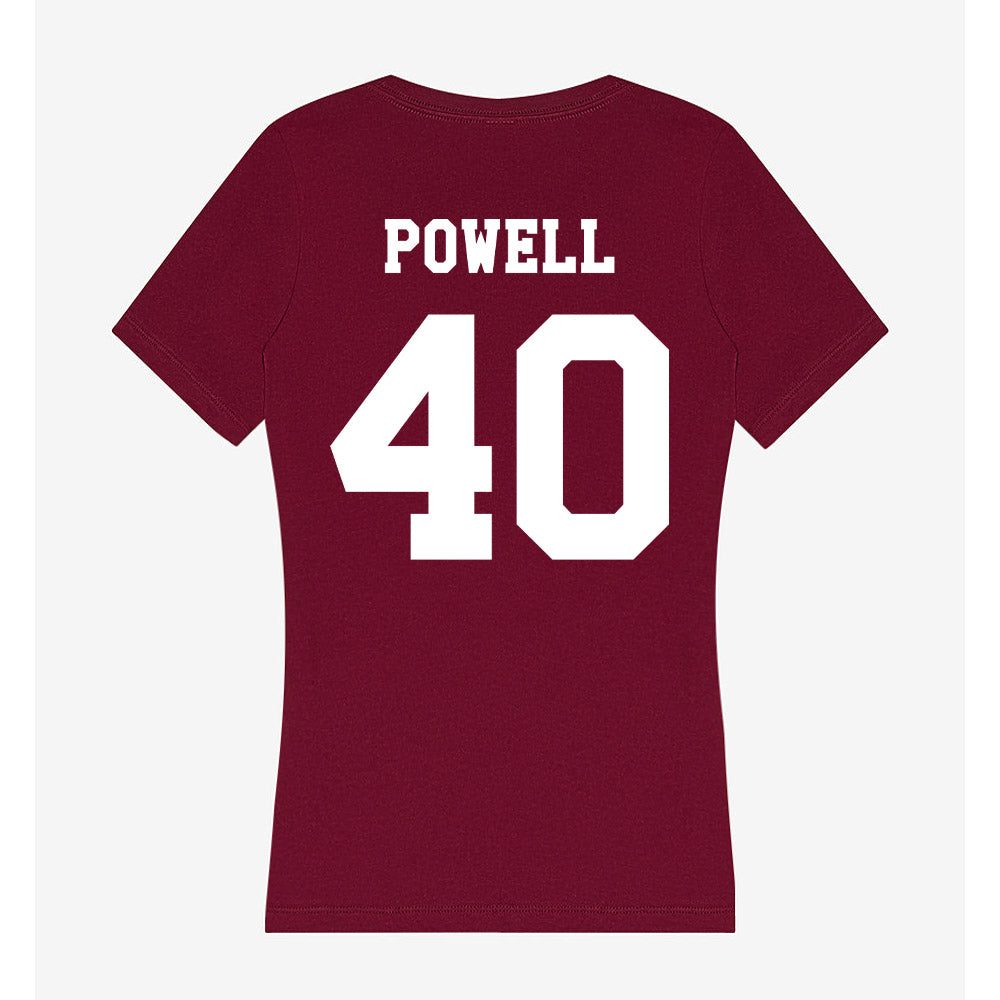 Texas A&M - NCAA Baseball : Cooper Powell - Women's V-Neck T-Shirt-1