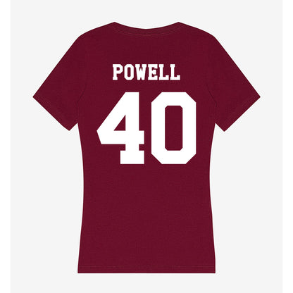 Texas A&M - NCAA Baseball : Cooper Powell - Women's V-Neck T-Shirt-1