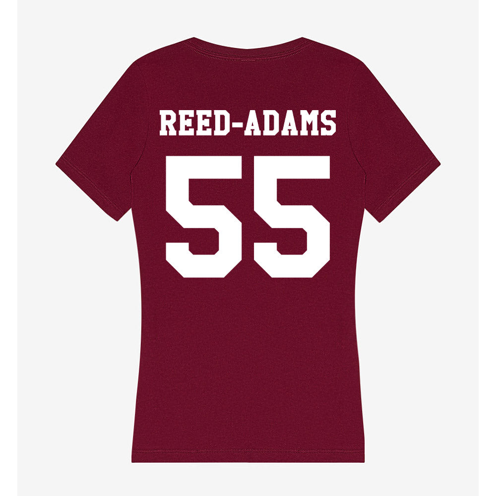 Texas A&M - NCAA Football : Ar'maj Reed-Adams - Women's V-Neck T-Shirt-1