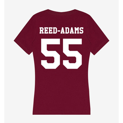Texas A&M - NCAA Football : Ar'maj Reed-Adams - Women's V-Neck T-Shirt-1