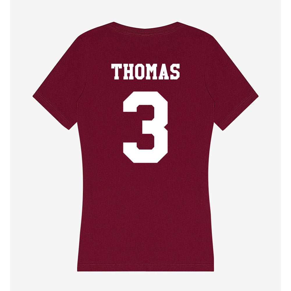 Texas A&M - NCAA Women's Volleyball : Tatum Thomas - Women's V-Neck T-Shirt-1